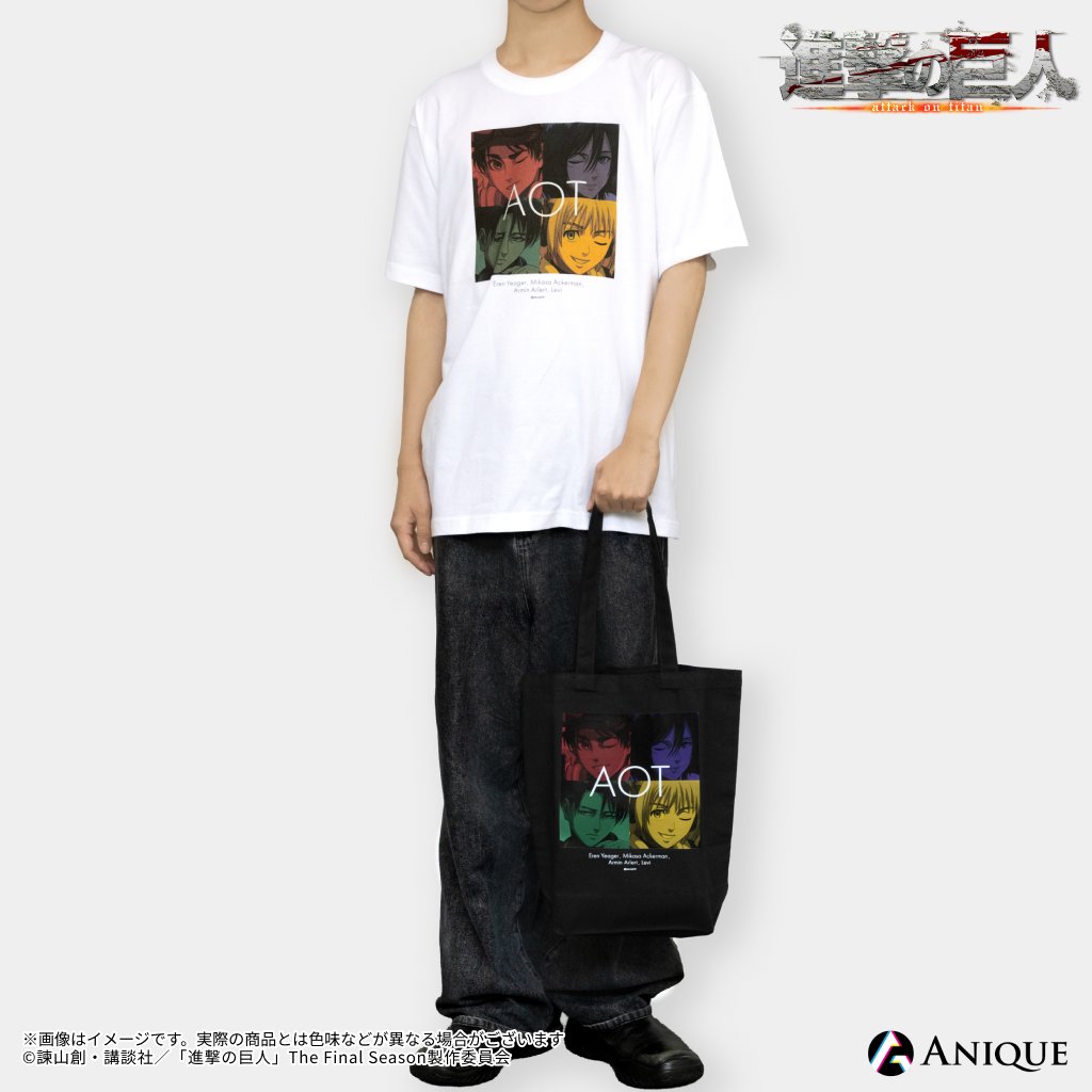 anique_jp's tweet photo. 🪩 #進撃の巨人 グッズ紹介 🪩
⋯⋯⋯⋯⋯⋯⋯⋯⋯⋯⋯⋯
TVアニメ『#進撃の巨人』
POP UP SHOP in タワーレコード

【DJ】をテーマにエレン・ミカサ・アルミン・リヴァイの描き下ろしグッズが登場🎶

音楽をモチーフに、ジャケット風デザインやレコードをあしらったグッズを展開👀

🔗商品詳細はこちら
https://t.co/dyPx2OAtiz

#aotday #進撃の巨人の日 #shingeki