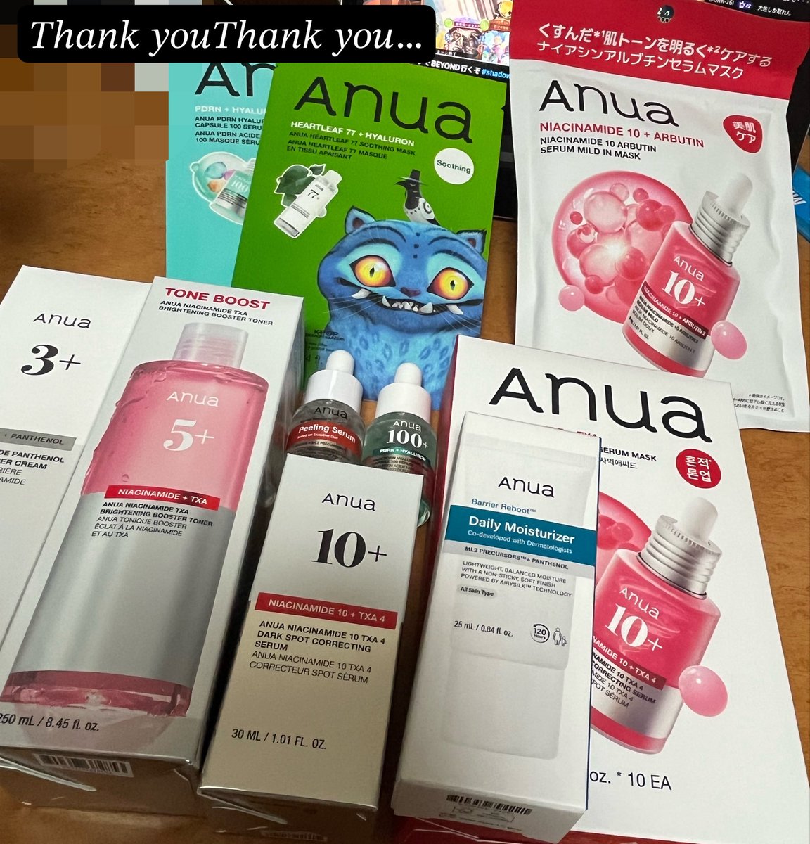 sya__ro's tweet photo. 自分への誕プレスキンケアセット🥳
メガ割𝑇ℎ𝑎𝑛𝑘 𝑦𝑜𝑢𝑇ℎ𝑎𝑛𝑘 𝑦𝑜𝑢…
頂いたくりまんじゅうもリオルとバトらせてる😘 https://t.co/LWdVocc2rS