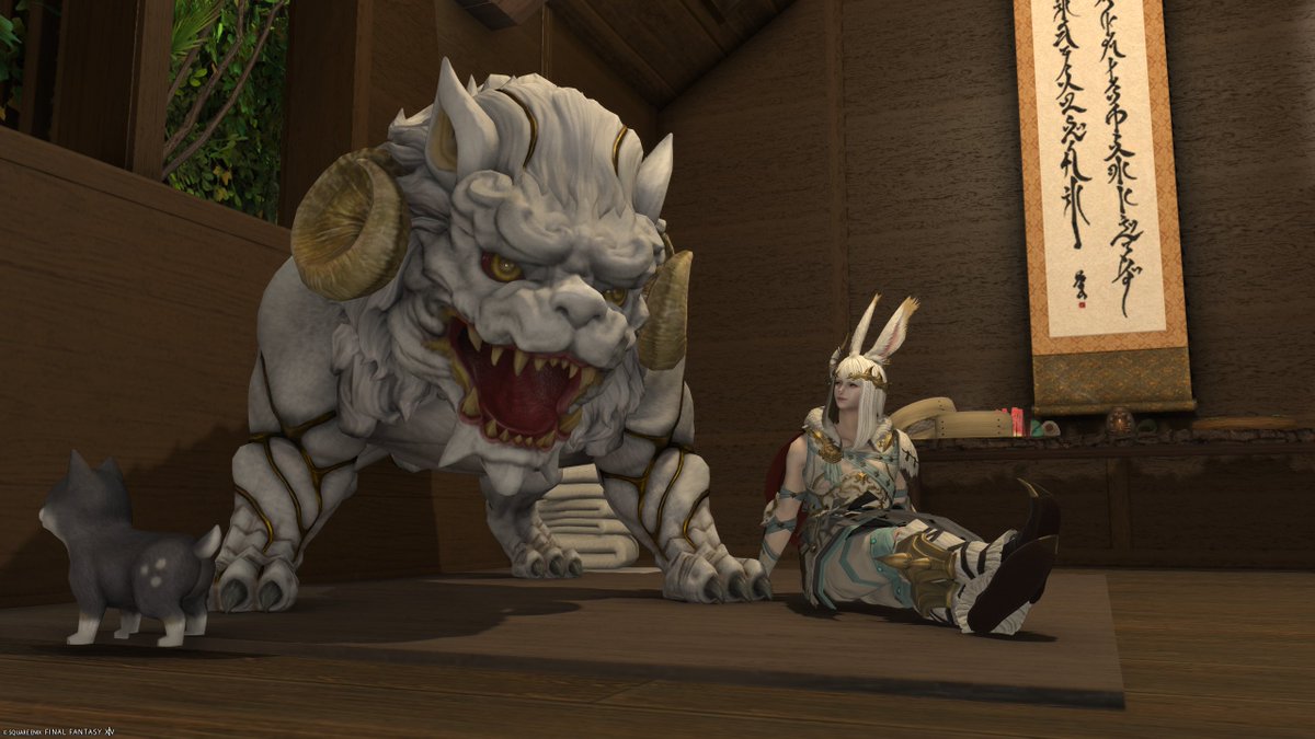 AziluthCiel's tweet photo. 😭😩 SO CUTE I'M BAWLING SINCE LAST NIGHT--and I love the story of the quest so much 🥺🤍

#うさお #ヴィエラ #Viera #FF14 #FFXIV #Beastmaster https://t.co/Pyz88puZ4q