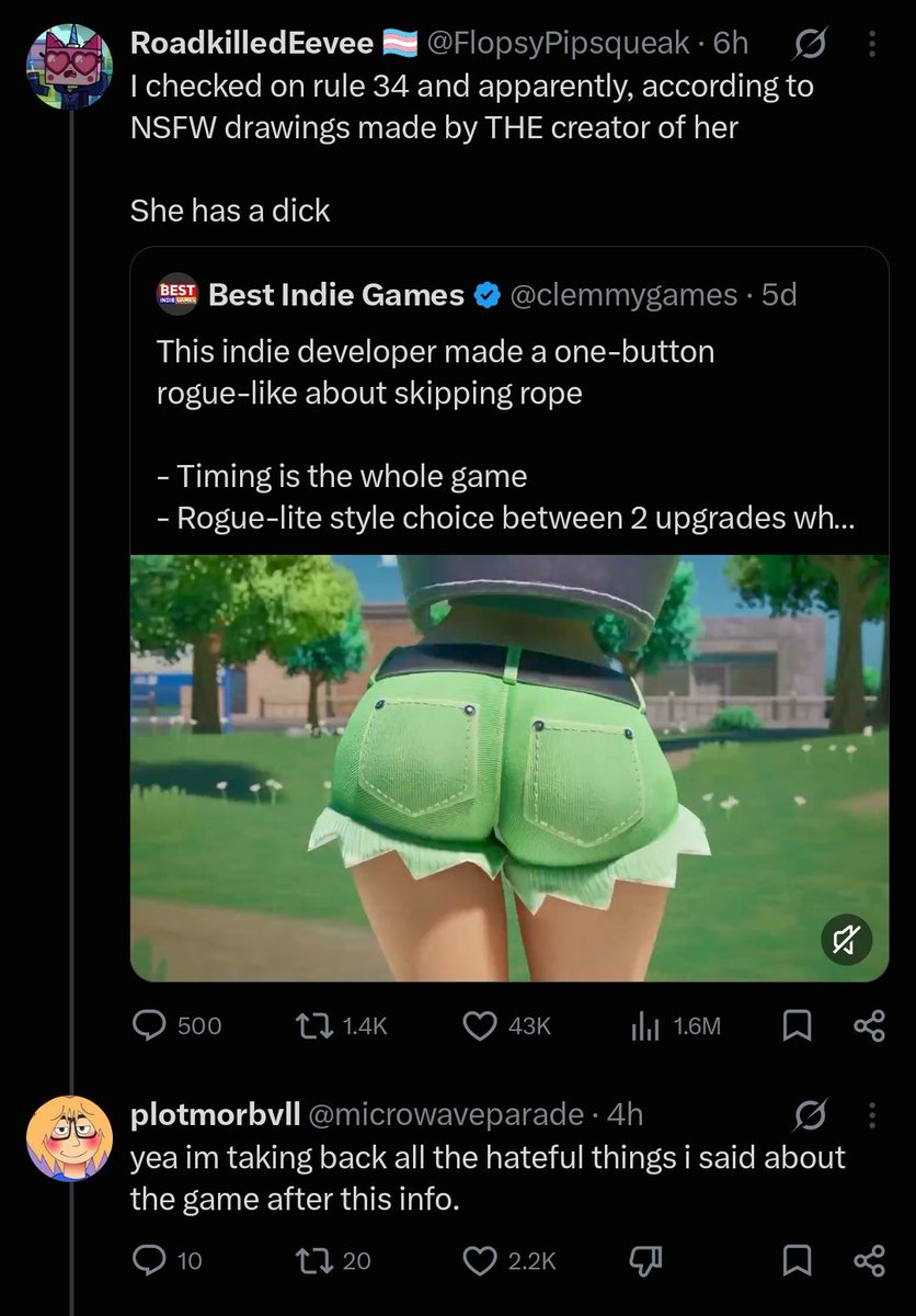 GamingAndPandas's tweet photo. In less than a week, we've already reached the ACTUALLY SHE'S AN LGBT ICON, CHUDS part of the cycle. https://t.co/SXxBYE78oX