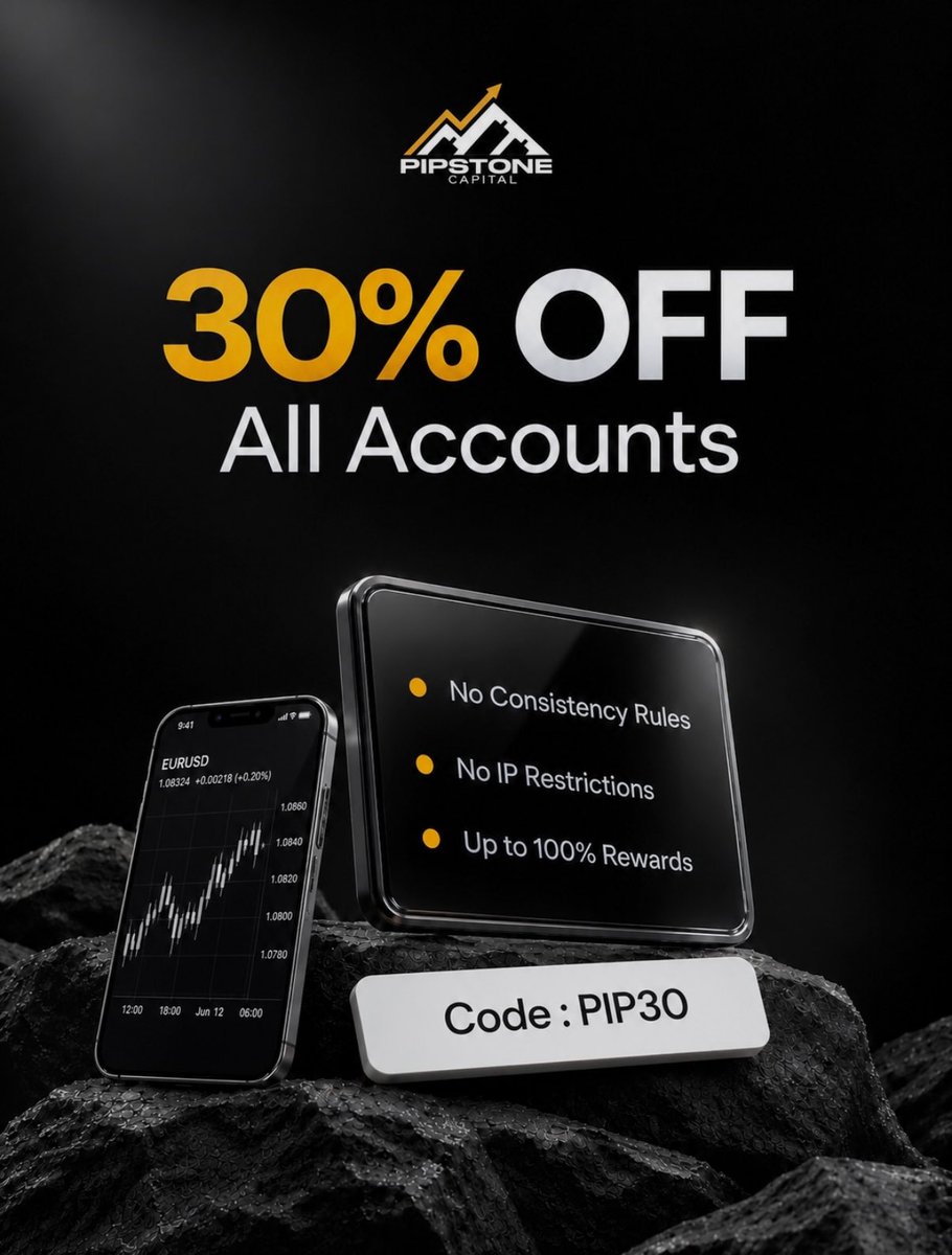 Pipstonecapital's tweet photo. TRADING SHOULD NEVER STOP.

And neither should your next opportunity.

That’s why we’ve made 30% OFF our Challenges — straight from 5% OFF to 30% OFF.

Your next challenge starts here.

Offer valid until September 15.
.
.
.
.
#ForexMarket #StockMarketUpdate https://t.co/veH7QAyCHd