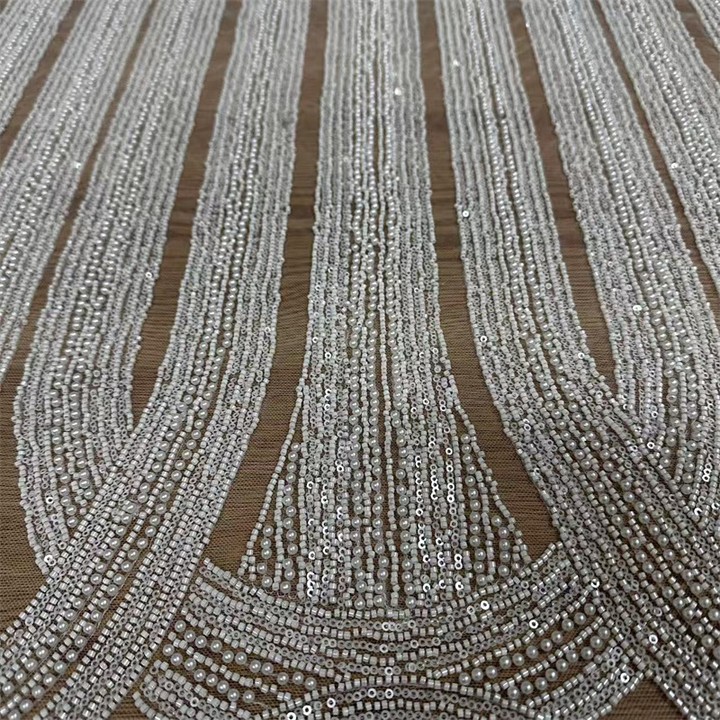 lilantii's tweet photo. High-end rich beaded unique lace fabric https://t.co/0fXiPya26L