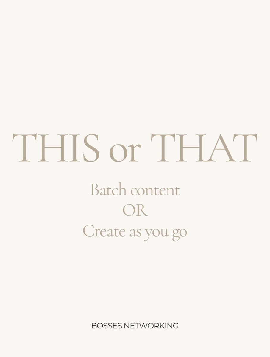 33Safiye's tweet photo. Be honest: are you a content planner or a “I’ll film it when I have time” girl? One intentional content day can give you photos, videos, reels, and posts for weeks. After our first Boss Edit Content Day, we’re planning the next one. Batch content https://t.co/y9K6oGkF3G