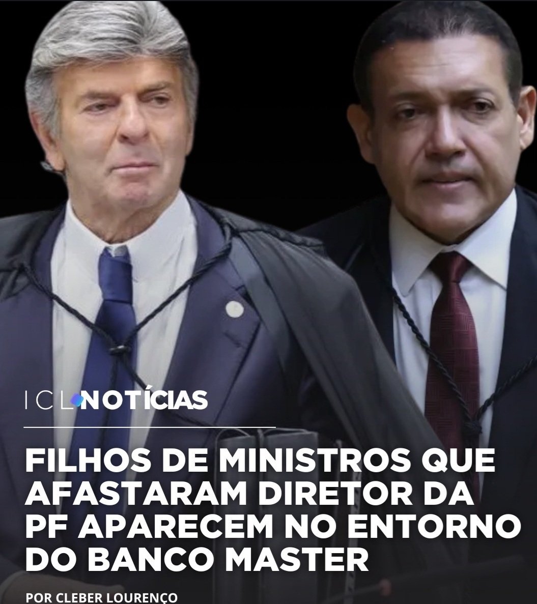 SergioAJBarrett's tweet photo. Mas Quem Iria Imaginar Que O Fux E O Nunes Marques Votariam Para AFASTAR O Diretor-Geral Da Polícia Federal, RESPONSÁVEL Por INVESTIGAR O ENVOLVIMENTO Dos SEUS FILHOS Com O BANCO MASTER? https://t.co/xNvBSU5m3m