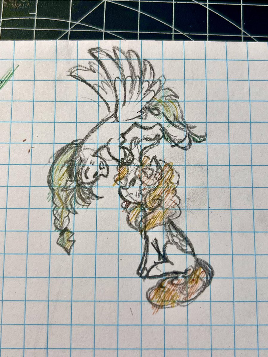 copionchi's tweet photo. Se me acumularon las lecturas de la uni pero tmb dibujé a los fireafy version mlp entonces por ahora me mantengo alejada de objetos punzocortantes porsiacaso nomas https://t.co/akXvLocVvp
