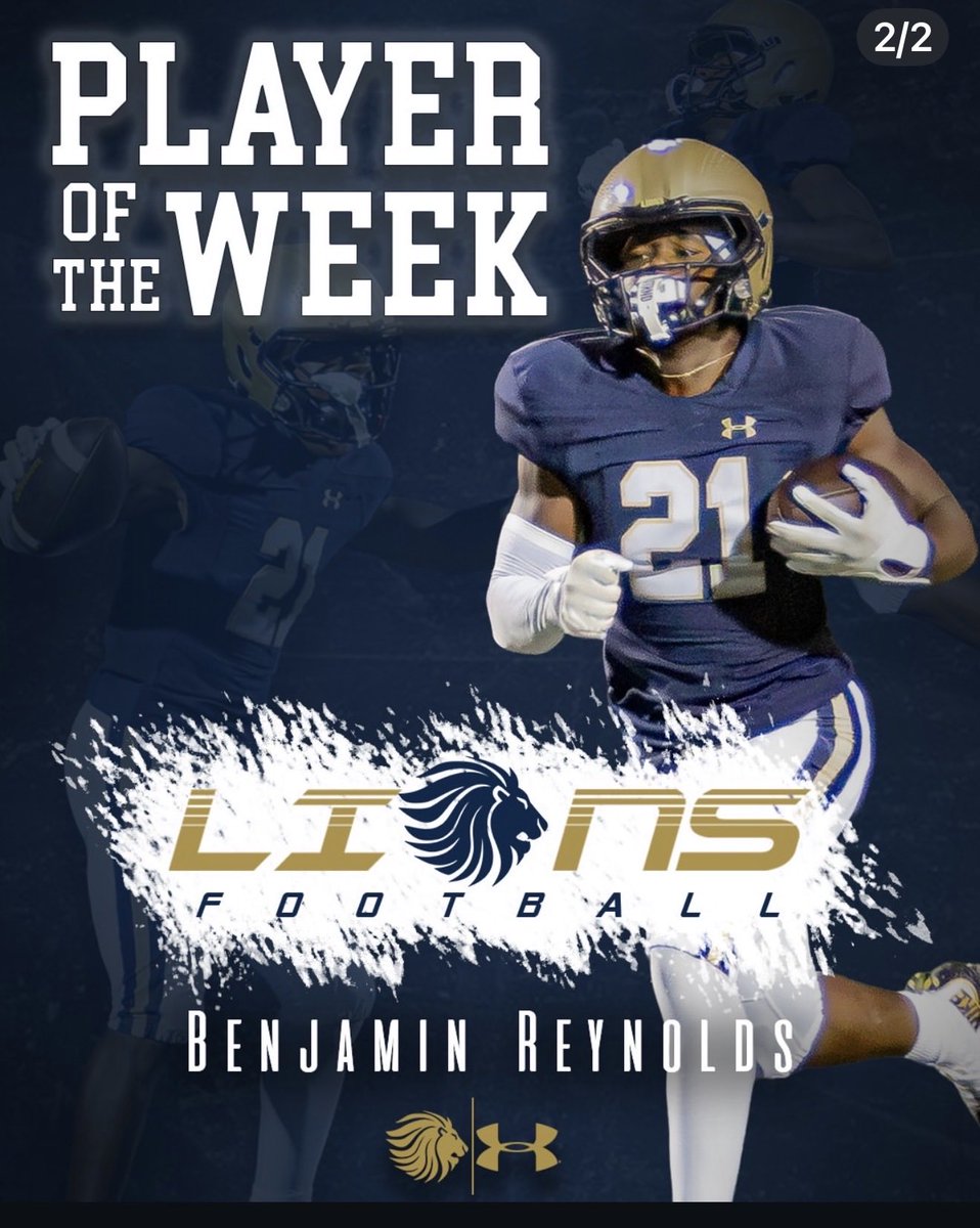 BenReynolds21's tweet photo. I’m so grateful to be the Player of the week!!!
@mwforester 
@Prewettperform 
@BriarwoodFTBLL 
@HallTechSports1 https://t.co/IsQV4E7wXZ
