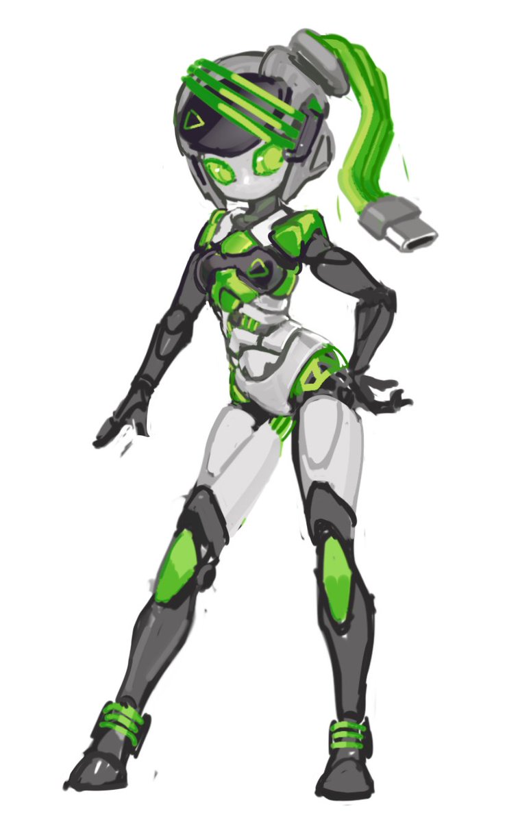 lordyanyu's tweet photo. robot girl https://t.co/djJoCd2Vpq
