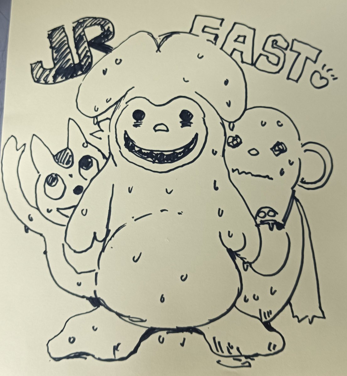 maruyo_'s tweet photo. また一発描き。
かわいくなってきた気がする…
#JR東日本 #Suica #新キャラクター https://t.co/TtueJx4rPi