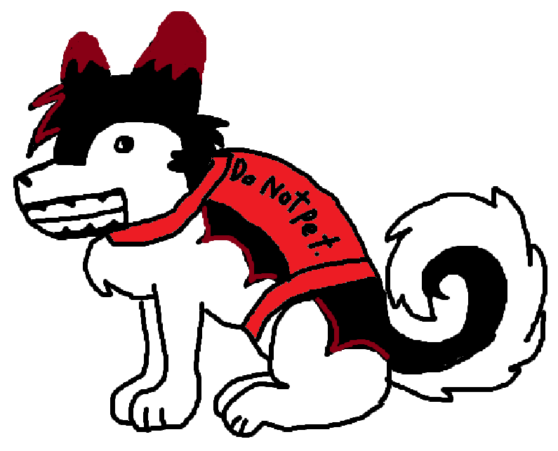 ZeeizMe_'s tweet photo. i like to think jeff takes smiledog as a guide/service dog out sometimes due to how bad his eyesight probably is (and also so he can freak people out with his weird ass dog) https://t.co/8nWnekisnz