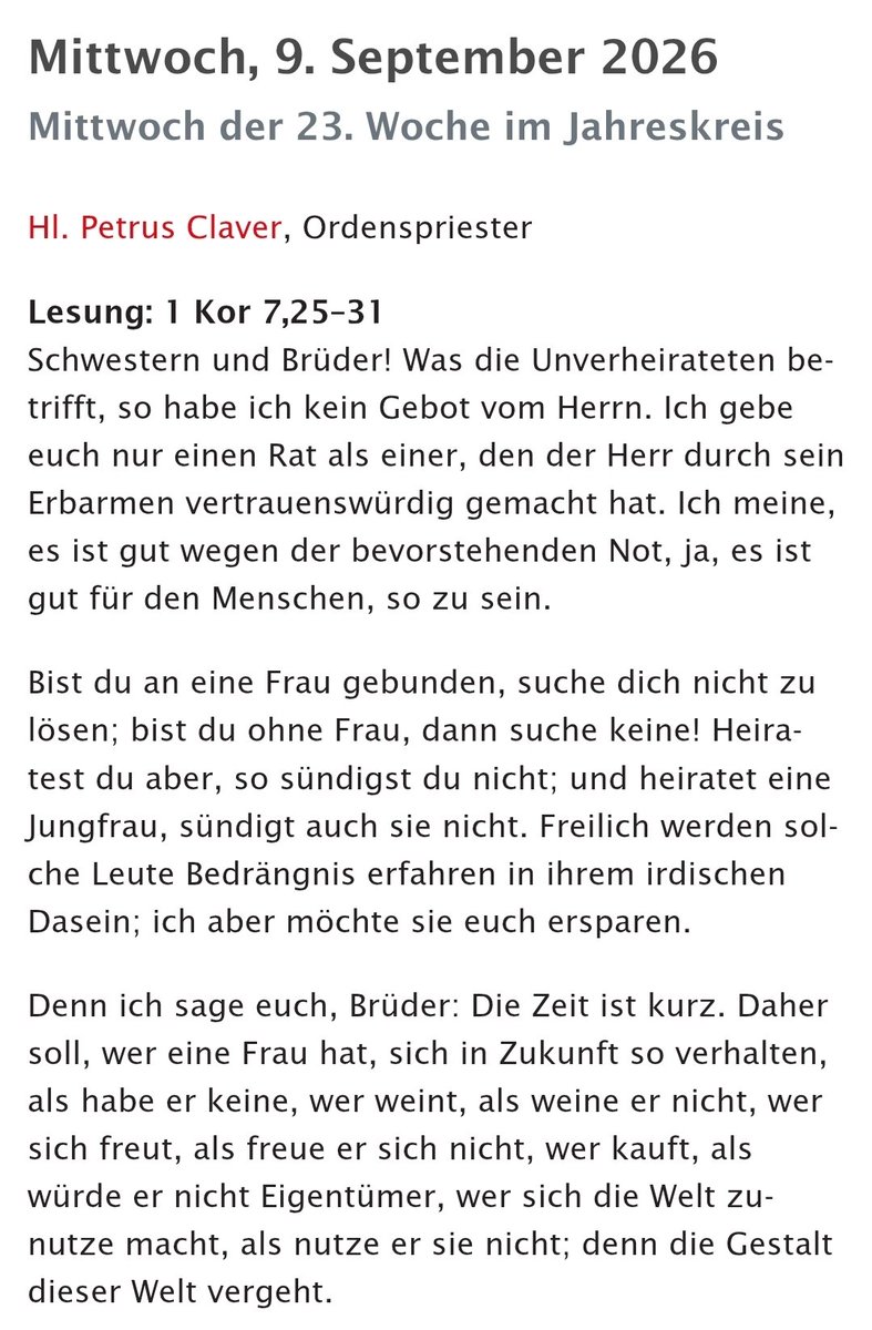 Bellfrell's tweet photo. Guten Morgen!
Lesung und Evangelium zum Tag #Christentum #katholisch https://t.co/bGlRZLZHQo