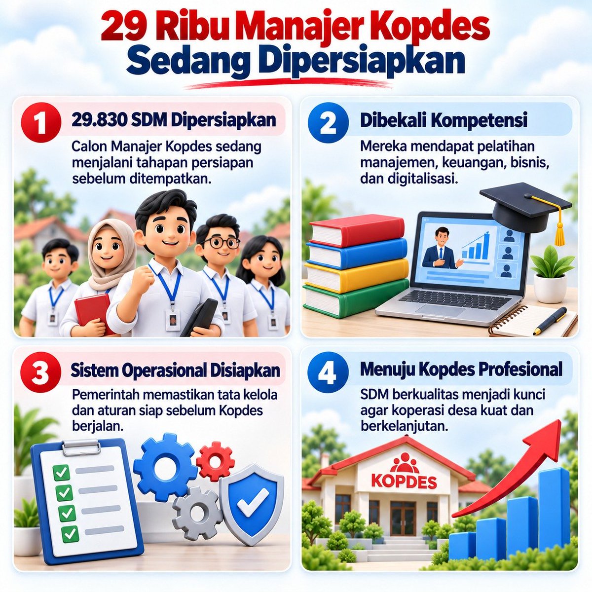 PhysEdMarlin's tweet photo. Bukan sekadar menjalankan program, tapi memastikan setiap proses membawa hasil yang nyata bagi masyarakat desa.

#SDMKopdesBerkualitas https://t.co/aWanFoo8OM