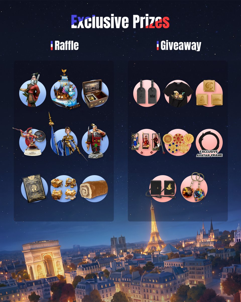 riseofkingdoms's tweet photo. Registration is now open for our Paris Community Gathering on Nov 21! 🎉

Apply NOW 👇
https://t.co/GNI2NAkqXs 

*Please note that this announcement is not a formal invitation. Selected Governors will be notified via email and will receive formal invitations at a later date. https://t.co/0TLFbydCR3
