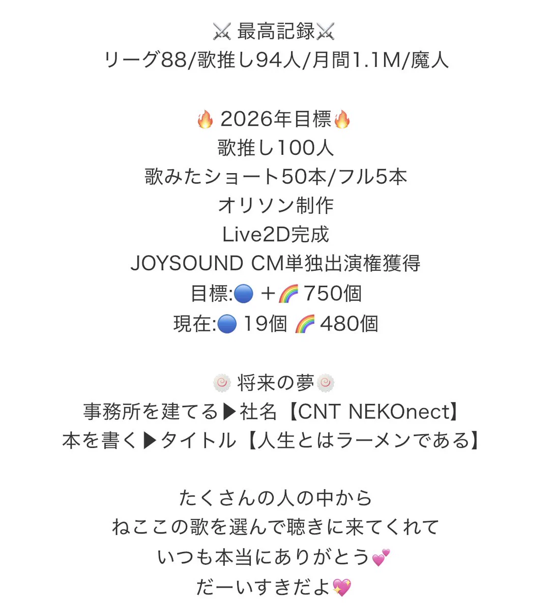 💜🐱🍥猫音こねこ🍥🐱🩷 on X: 