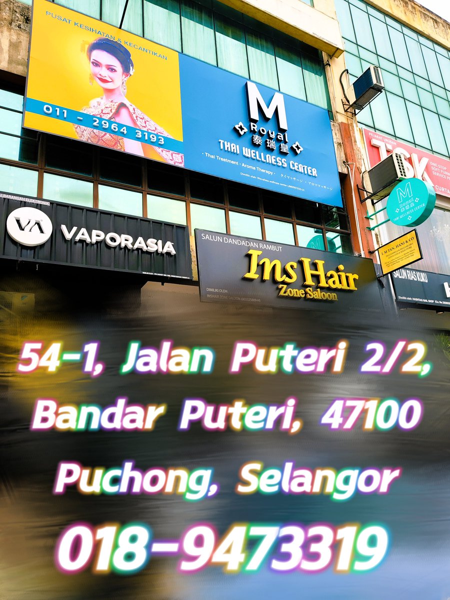MRoyalThai's tweet photo. 👑M Royal Thai Puchong👑

11:00am - 12:30am
(last call 11:30pm)

📱𝕋𝕖𝕝𝕖G𝕣𝕒𝕞 Channel：
https://t.co/aJVZsJKLja

📱WhatsApp：
https://t.co/vMucdSxPxl

📱Location https://t.co/F1GRuM2uJb

54-1, Jalan Puteri 2/2, Bandar Puteri, 47100 Puchong, Selangor

#thaimassage
#puchong https://t.co/s3sRW6FjVb