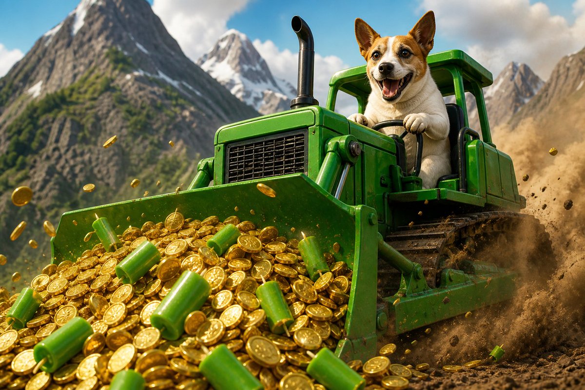_CHEERIO_69's tweet photo. Soft ears. Hard bags. Bigger dozer.

$Cheerio ($CHRO) is clearing the bonding curve so the pack can graduate — then Robinhood + FOMO. Miss the curve = sidewalk.

$10M → $100M → $1B. Biggest dog on the block doesn't stop.

CA 0x62d6f672ab53c0a73cccaaf496b2a925bb2429fc https://t.co/IVDgU3cx2A