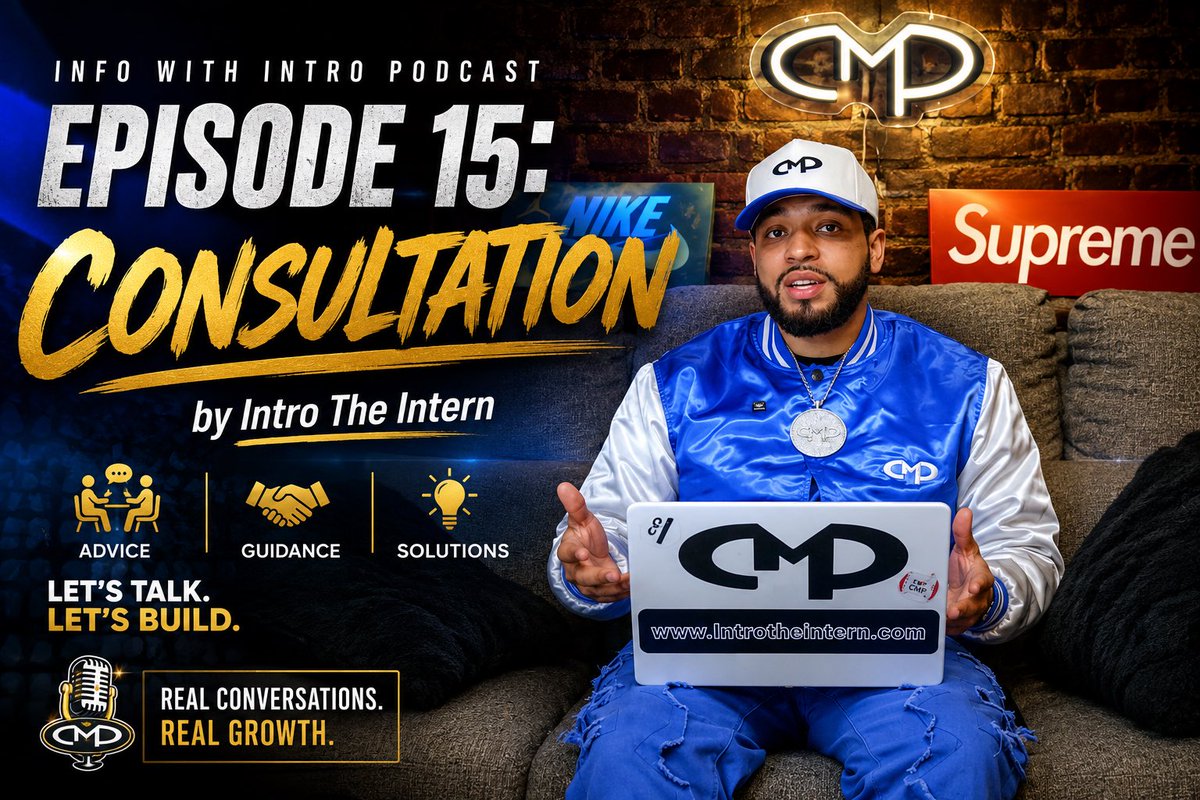 Teamintrocmp's tweet photo. Info With Intro Podcast Episode 15 :  Consultation https://t.co/IvS5Ez6Dso via @YouTube https://t.co/mCVCCxvdLP