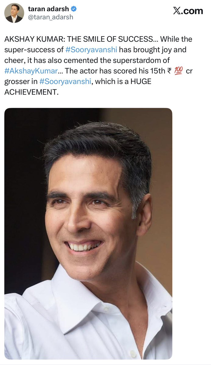 DevoteeAkkii's tweet photo. HAPPY BIRTHDAY TO THE MAN WHO REVIVED THEATRICAL BUSINESS IN PEAK COVID — THE ULTIMATE KHILADI 🔥

#HappyBirthdayAkshayKumar https://t.co/tAX84rEyUx