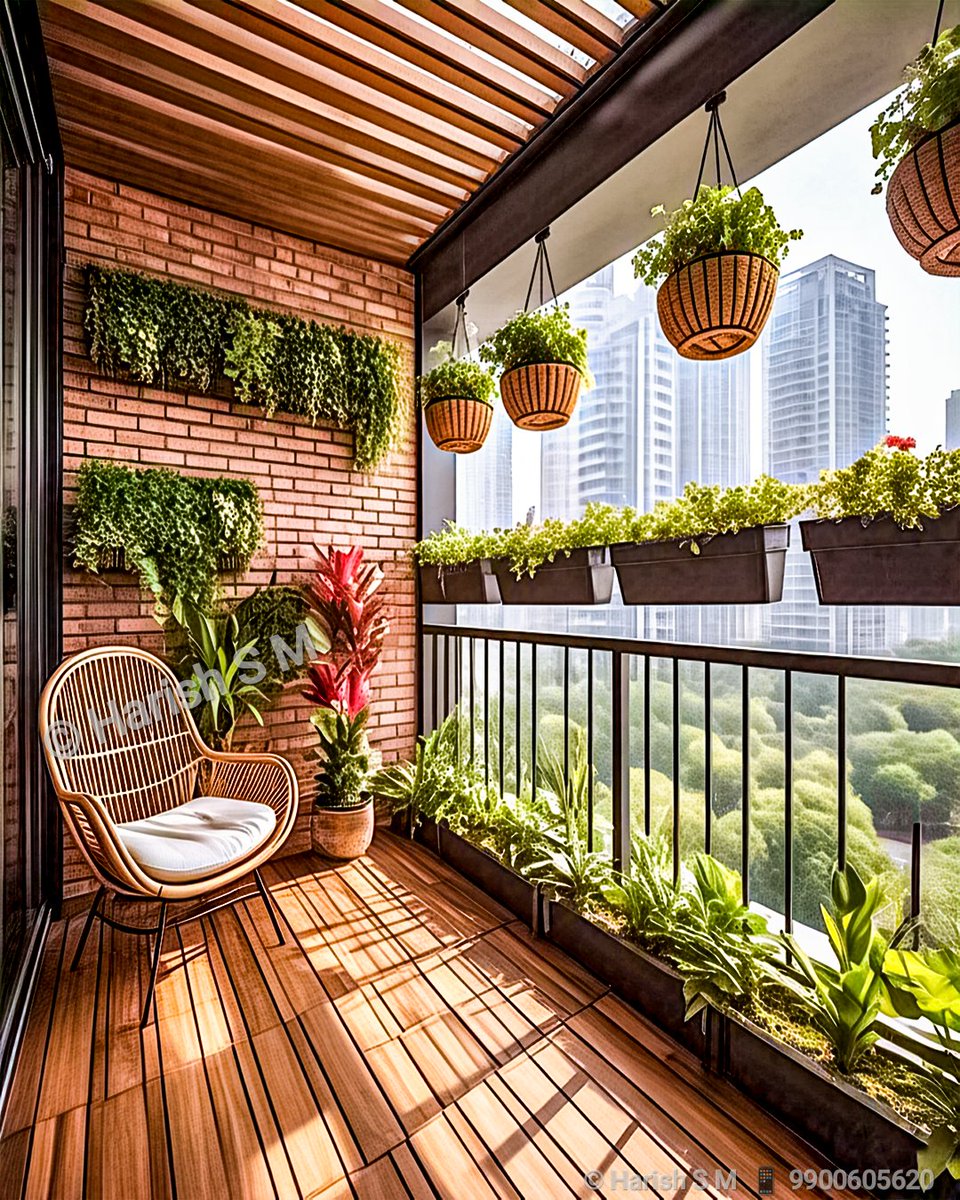 zinteriordesign's tweet photo. 🌿 My private urban jungle 🏙️✨ Loving the cozy balcony vibes and green views today! ☕🍃 #BalconyGarden #UrbanJungle #CozyLiving https://t.co/7j0J0H3nlJ