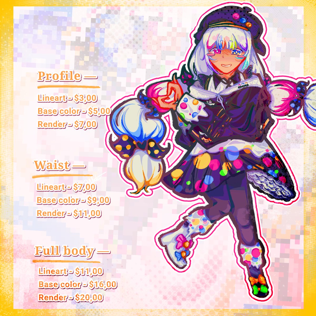 fleabanehalo's tweet photo. hello world!!! my comissions are open!!!! I might make a thread showcasing more of my work but while that doesn't happen you can go to my insta (@/hyytozu) to view my posts and/or contact me, as well as my discord (@/unreachinglove)!! dming here also works!! https://t.co/2pXsXkQBMb