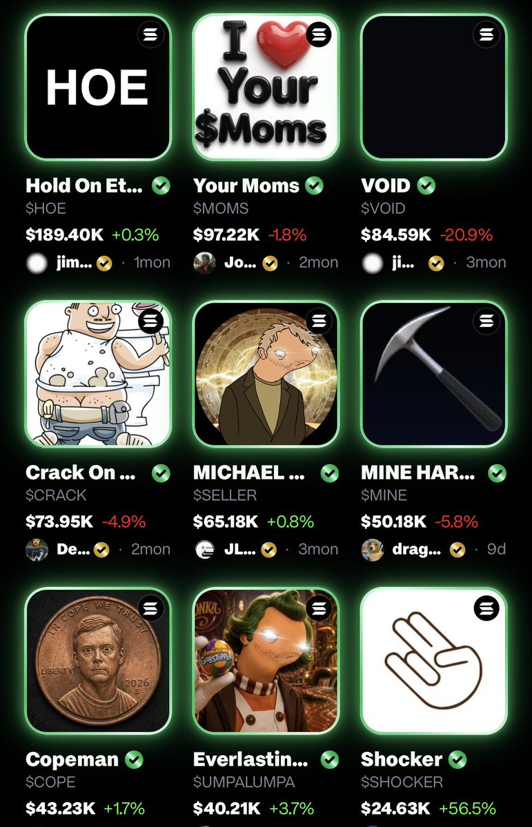 SHOCKERMEME's tweet photo. GShocker

Climbing up the ladder @trix_mrkt 

We want the top spot

$SHOCKER

E6LwzUpR2NsdUzAiGzZb1K5PbffkXANagXHt1R4BTRiX https://t.co/7V440wwpTW