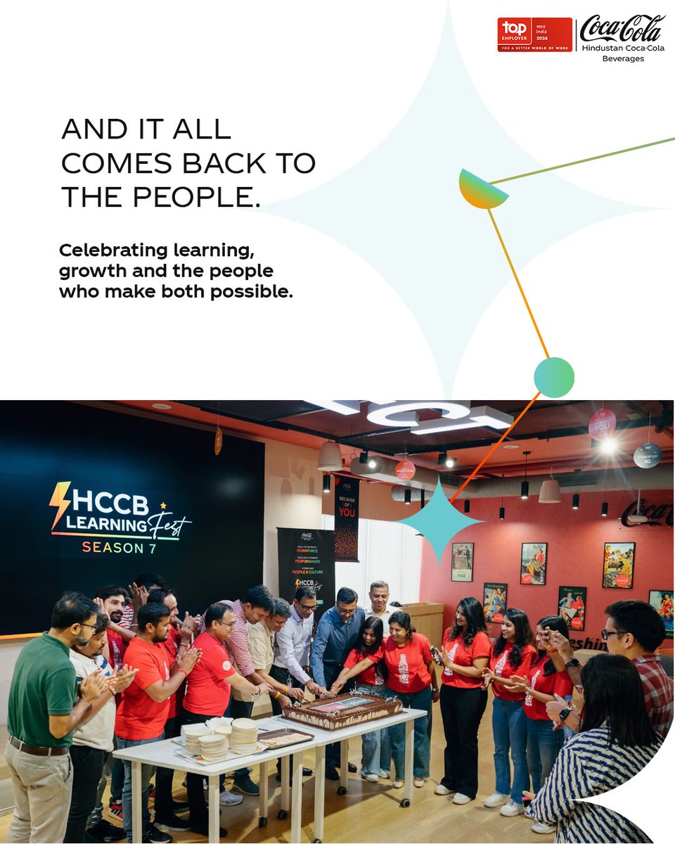 HCCB_Official's tweet photo. Across our plants and offices, the Fest is creating opportunities for meaningful exchange, discovery and development, with the people of HCCB at the heart of it all.
Here’s to a month of learning, growth and new possibilities.
#HCCB #LearningFestSeason7 https://t.co/l98ivAzHhP