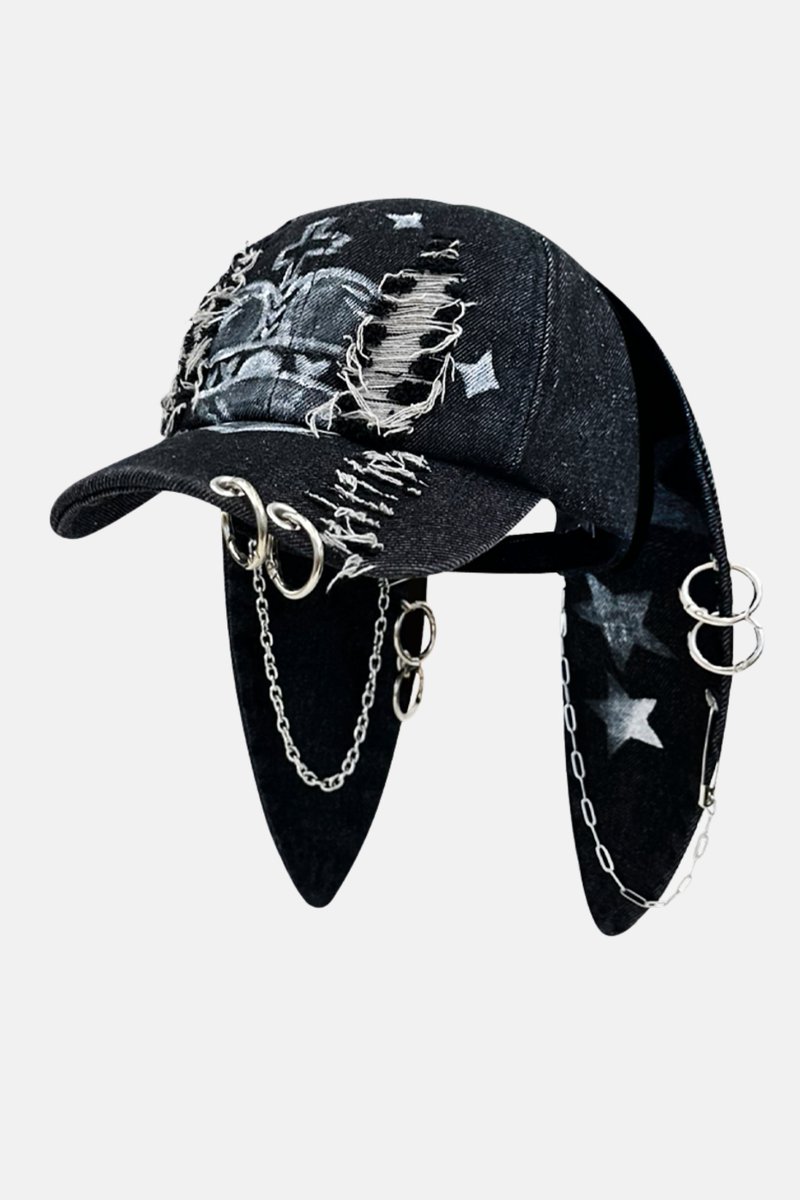 Belchic7's tweet photo. 🖤⭐星屑を纏ったうさ耳ダメージキャップ⭐🖤 https://t.co/FeAq0rizjQ