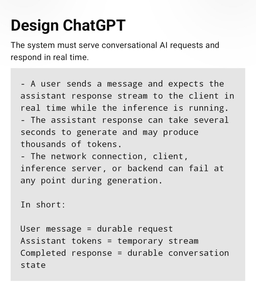avrldotdev's tweet photo. OpenAI's most asked system design question to date. https://t.co/xiFlgShqnB