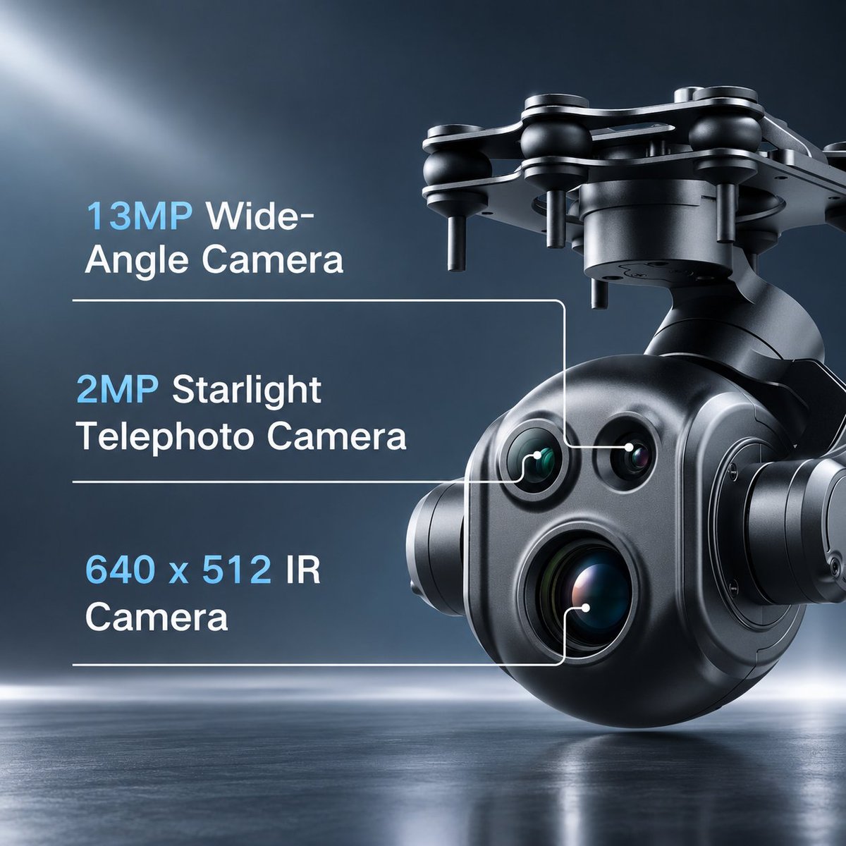 CticGimbal's tweet photo. Small payload. Big imaging capability.

CGTG60A packs 3 imaging sensors into a lightweight 202g EO/IR gimbal payload.

640×512 IR + 13MP EO + 2MP Starlight
Built for professional UAV imaging.
#UAV #DronePayload #EOIR #ThermalCamera https://t.co/bmzCPF2Xqo