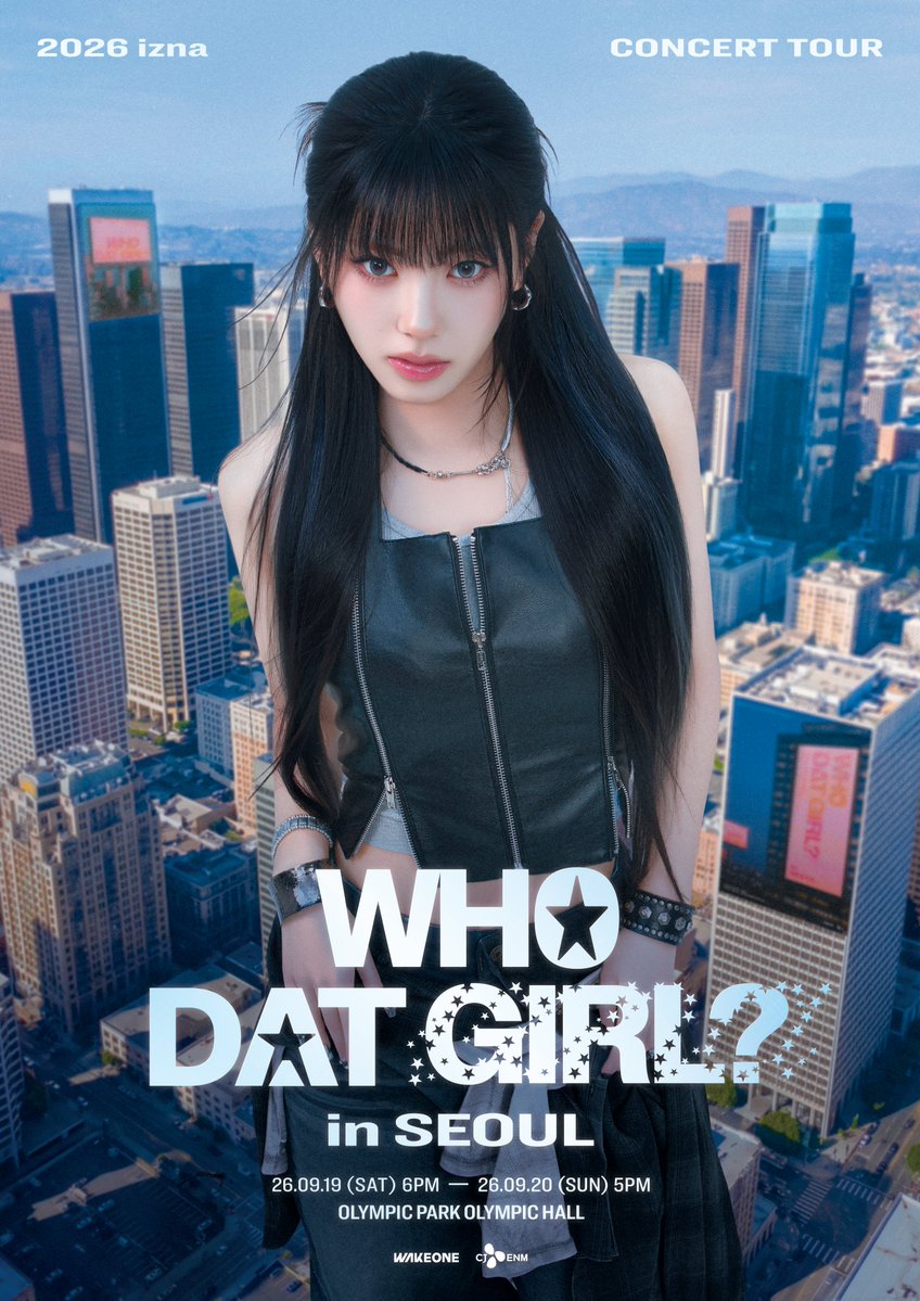 izna_offcl's tweet photo. 2026-2027 izna Concert Tour: WHO DAT GIRL?
KOKO

📌 SEOUL
🗓️ 2026.09.19 (SAT) - 2026.09.20 (SUN)
📍 OLYMPIC PARK OLYMPIC HALL

#izna #이즈나
#KOKO #코코
#izna_CONCERT_TOUR
#WHO_DAT_GIRL #izna_WHO_DAT_GIRL https://t.co/LfxovCdlpC