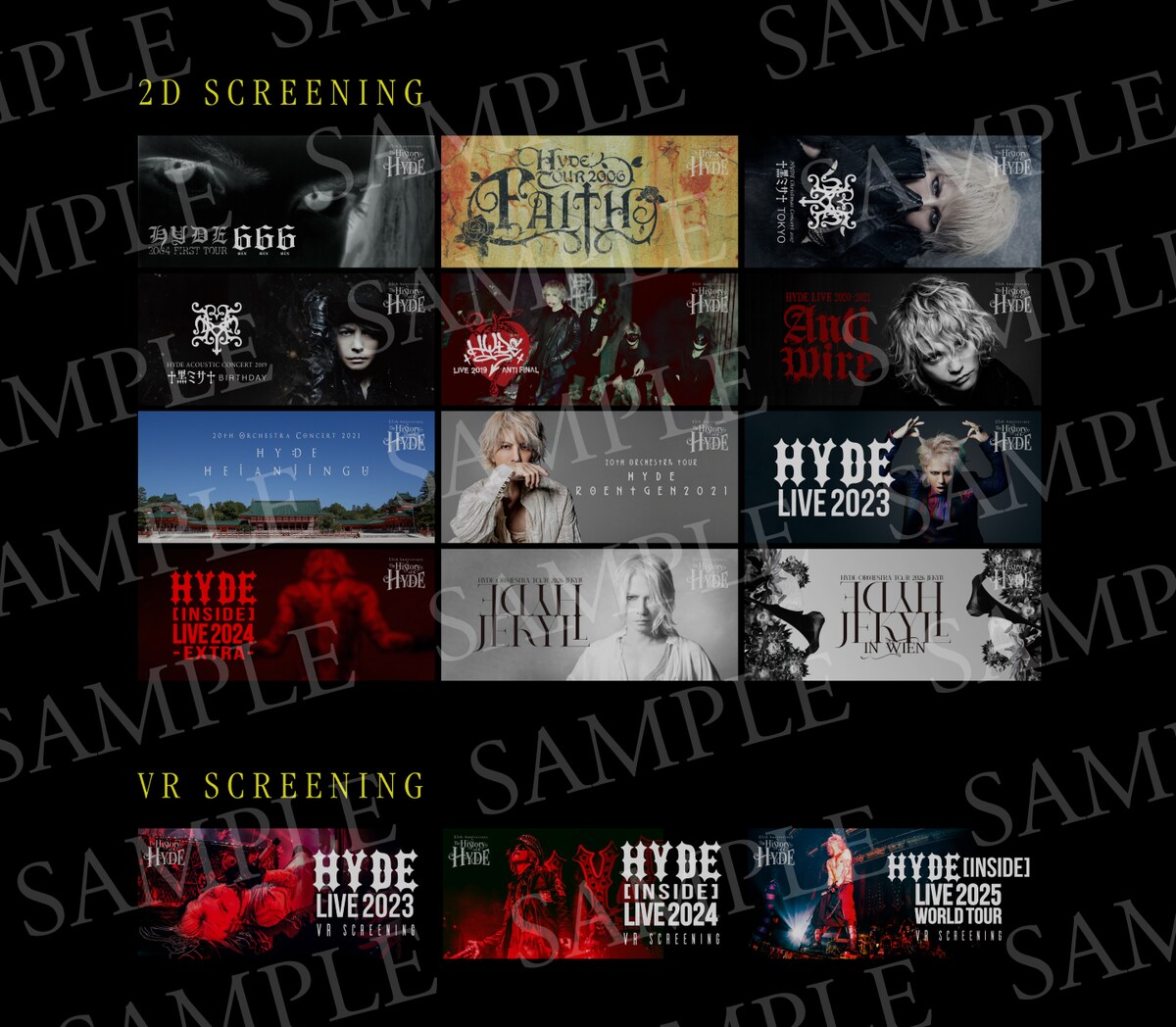 natalie_mu's tweet photo. ◢◤HYDEソロ活動25周年記念
　　　上映会の開催が決定　◢◤

⏬詳細＆上映スケジュールはこちら
https://t.co/nTLwaGJiGm

過去のライブ映像を2D＆VRで🎞️
オーケストラツアーのウィーン公演も https://t.co/rnSZ4bvaMW