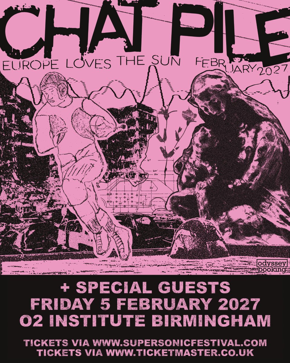 O2InstituteBham's tweet photo. We have Priority Tickets on sale now for @ChatPileBand and @remembermonday_ 👉 https://t.co/98tf1eDAVy https://t.co/2sHZxBocTr