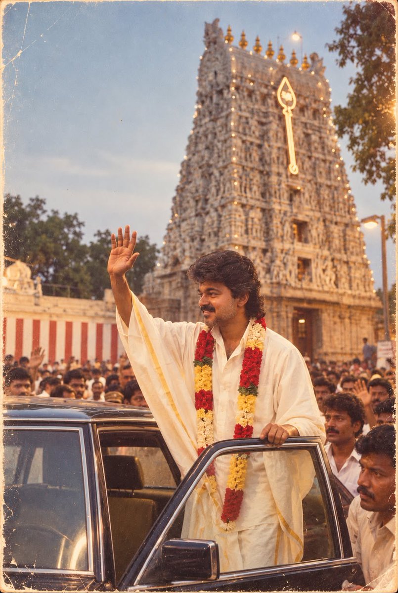 sriramakrishan's tweet photo. 1980 vijay vibes🧿♥️🫣

Appove azhagu dhaan…
Aana nee sirikkum podhu,
Andha azhagu kooda konjam
Vekkapadum pola… ❤️🫶🏻
Unnai paarkkum ovvoru nodiyum,
En manasukku pudhu kavidhai dhaan @ActorVijayUniv https://t.co/CVhYHhlx6j