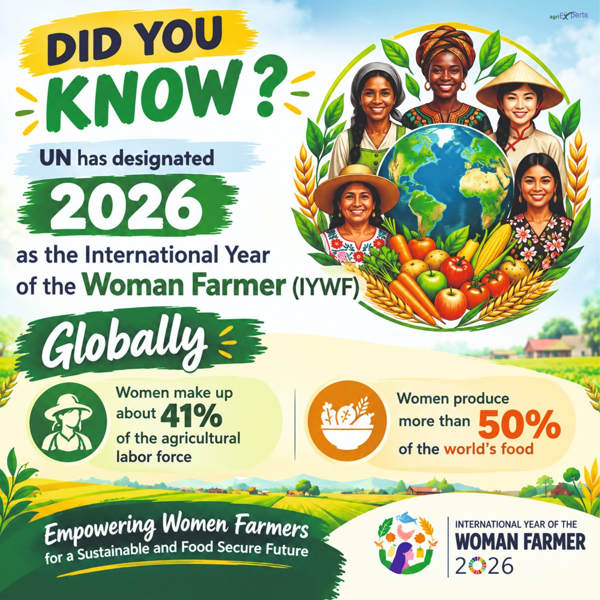AgriExperts's tweet photo. International Year of the Woman Farmer (#IYWF) https://t.co/fWOx0DPhjc
