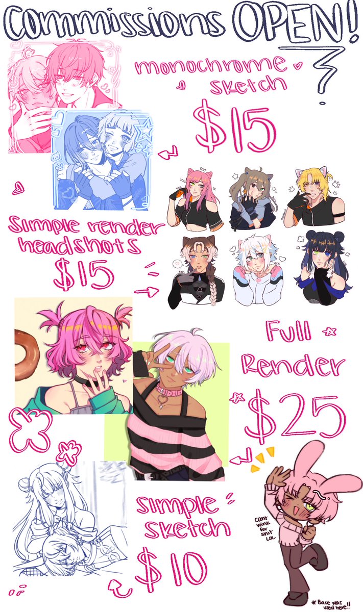 _tokkiyan_'s tweet photo. Hi hi!! Im opening COMMS!!! wooo yippeee (vgen link in reply!) https://t.co/SWjek02Ium