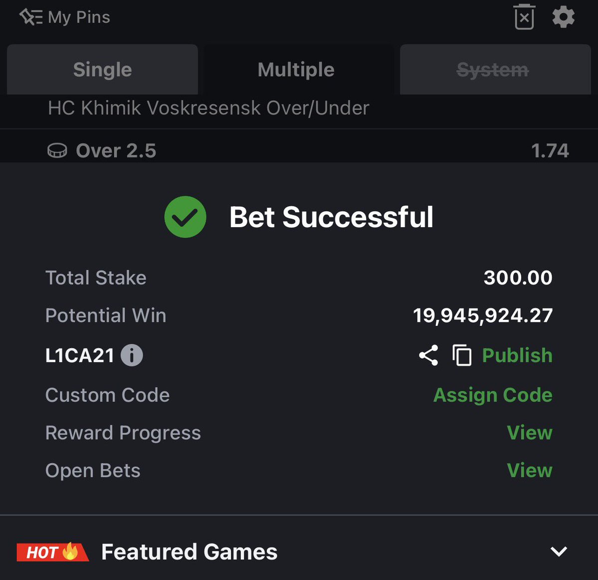 Akinztipz's tweet photo. ICE HOCKEY 🏒 
33k Odds- L1CA21
332 Odds- TQN7PT
273 Odds- KF5R1G
531 Odds- JTBKGQ https://t.co/dk3UvJHggH