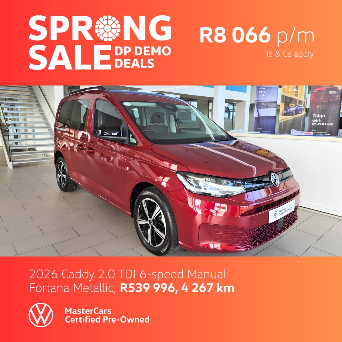 DirkEllisVW's tweet photo. Get more Volkswagen for less, 
with these savings:

Polo Vivo – save R10 000
Tiguan – save R130 000
Caddy – save R200 000
Amarok – save R190 000

Explore our demos and other MasterCars at https://t.co/X3Sxfwox5A

While stocks last. Ts &amp; Cs apply.
#Volkswagen #VW #MasterCars https://t.co/hrlR8c6fuk