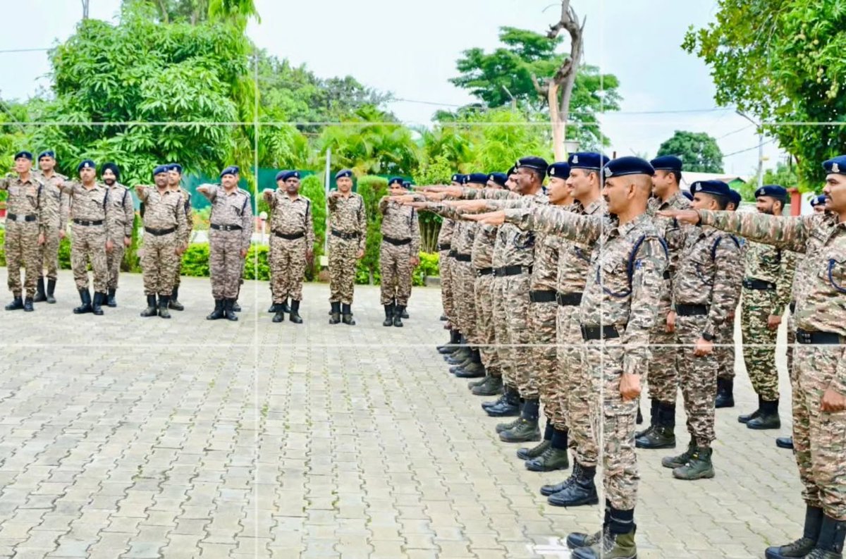 ClarkSwaynpi's tweet photo. On No Tobacco Day, officers and personnel of 109 Bn CRPF pledged to remain tobacco-free, choosing wellness for themselves and their families while building a stronger, healthier tomorrow. https://t.co/eghg5uAwwx