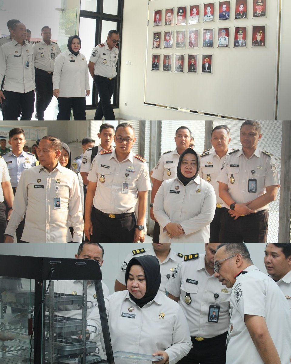HumasRutansby's tweet photo. Dirwatkeshab Ditjenpas Adhayani Lubis cek langsung kebersihan dapur &amp; ketersediaan obat di Poliklinik Rutan Surabaya, Rabu (9/9). Evaluasi dilakukan demi pastikan hak kesehatan warga binaan optimal. https://t.co/zvMlkYdEFN