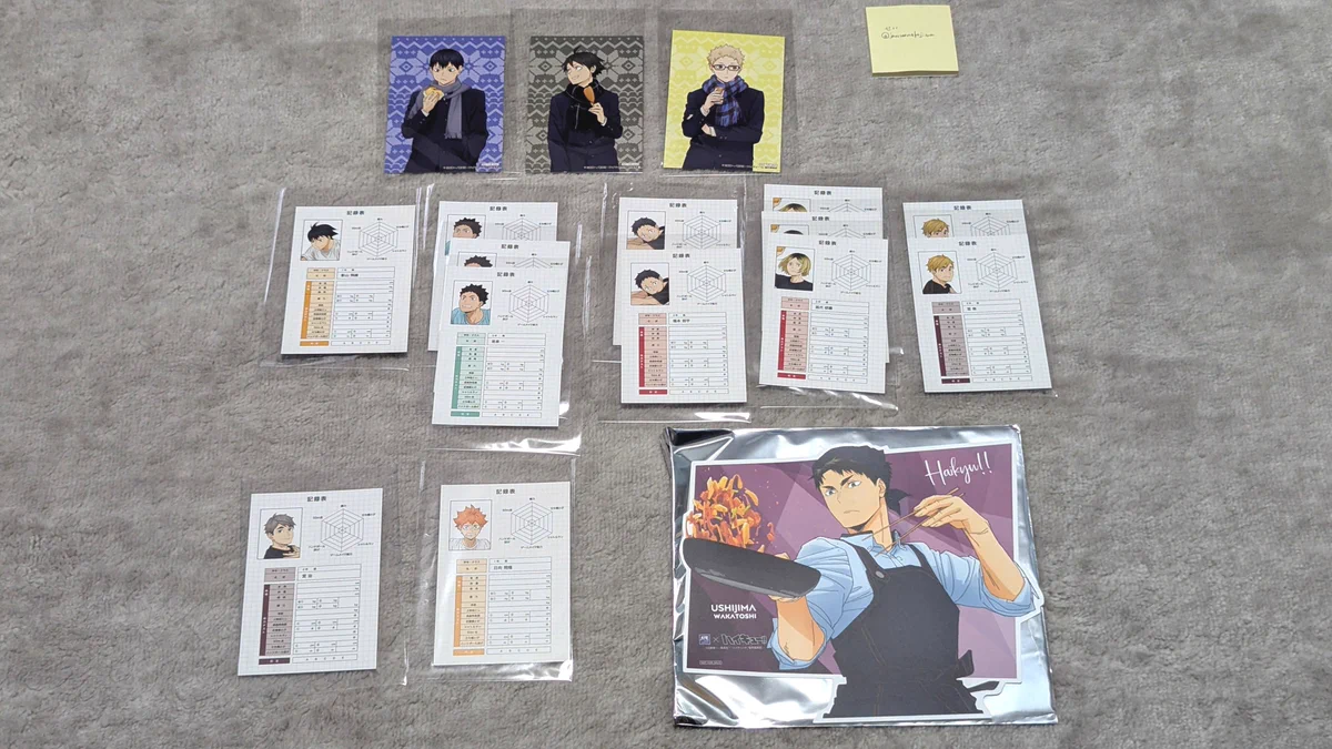 ハイキュー　関西遠征合宿　ブロマイド　特典　ポストカード　及川　国見　岩泉　花巻 せい on X: 