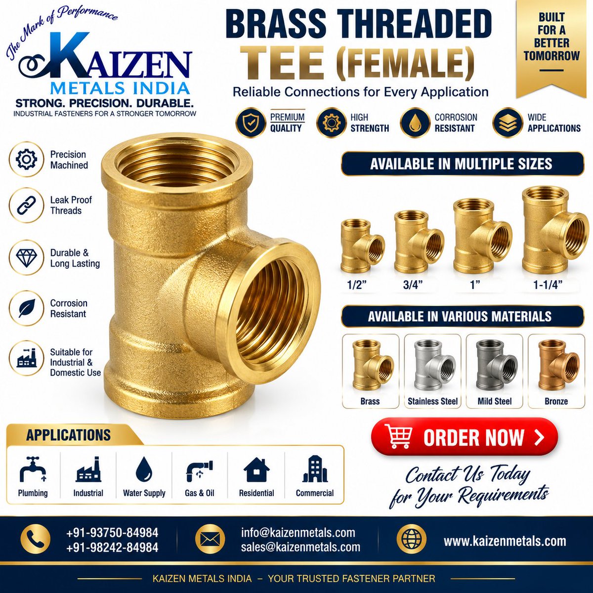 kaizenmetals1's tweet photo. For Inquiries, Contact Us: +91-98242-84984 | +91-93750-84984 https://t.co/EaMydcXFjy #BrassEyeBolts #BrassAnchors #BrassFasteners #BrassNuts #BrassBolts #BrassInsert #BrassInsertsIndia #Manufacturer #ExportersIndia #Exports #Material #KaizenMetals https://t.co/528bgVvngZ