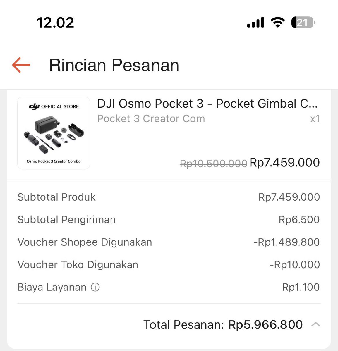chaeresvy's tweet photo. Dji osmo pocket 3 turun lagi https://t.co/kFEPjX8OLN https://t.co/AXnSvL3lVp