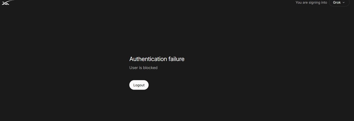 raveykumar's tweet photo. Day 13 of paid SuperGrok lockout. Almost 2 weeks of zero response from support@x.ai.
My base X account is active; this is strictly an OAuth session flag on https://t.co/S83Qu4BV6e. Quick 2-minute fix for an engineer.
@raveykumar | @xai @Support @Premium https://t.co/wMsZyxTjGZ