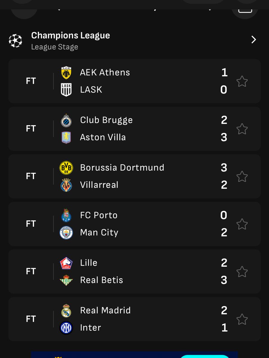 Prince6547's tweet photo. Yesterday Champions League Results: @realmadrid really surprised me, they beat almighty @intermilan https://t.co/ATUhW4LRxa