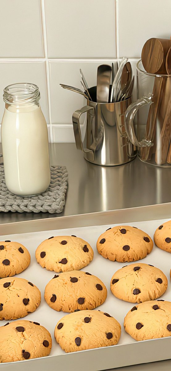 CoolSortee's tweet photo. Just had the coziest Saturday baking session with homemade chocolate chip cookies—warm, buttery, and straight out of the oven perfection  Nothing beats the smell of fresh baked treats filling the kitchen! https://t.co/hqFkhkTz6Y