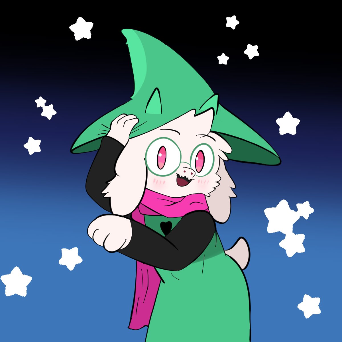 souprfox's tweet photo. A lil #Ralsei #Deltarune #fanart. https://t.co/YXYhRz3XAZ