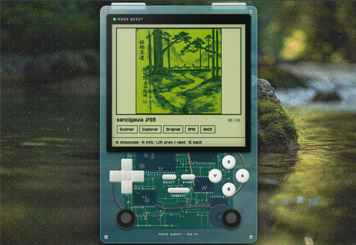 mossmossmoss420's tweet photo. 🌱 ok last post before wifi cafe closes
🌱 sancigawa is live and minting on @scatter_art 
🌱 those who collected on sanko have been airdropped https://t.co/TiArzekJiv