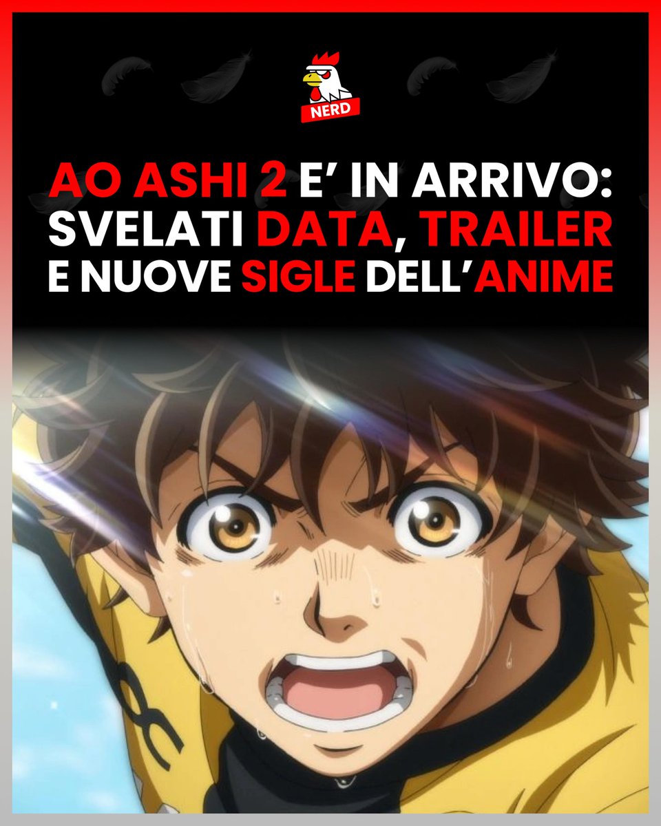 JeniferStr24's tweet photo. Ao Ashi Season 2 premieres October 4, 2026, and will stream on Crunchyroll. The new trailer shows Ashito facing Esperion’s A team. The 24-episode season will air in two parts, with new opening and ending themes confirmed. https://t.co/joHCgELh9z
