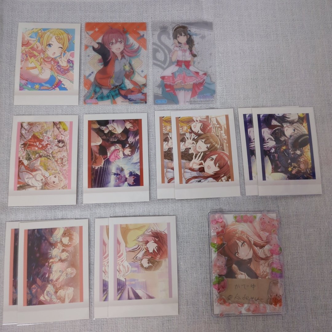 kadeyu_'s tweet photo. 交換 譲渡 シャニマス ぱしゃこれ クリアカード

譲▶画像のもの
求▶結華 甘奈 or 画像2
　　各50円/枚+送料

郵送のみ｜3枚〜の方優先｜初回リトリン必読

お気軽にお声がけください🍀 https://t.co/hIVzeT7xuG