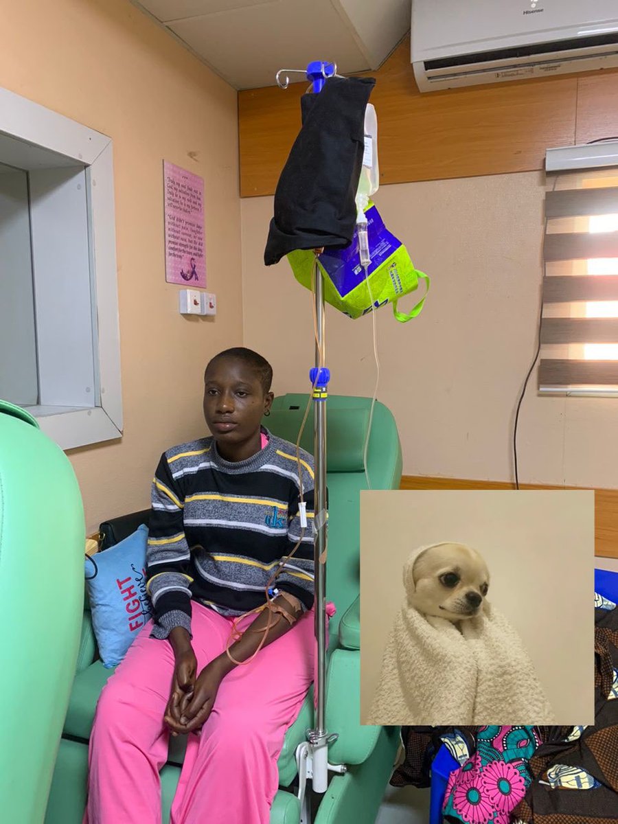 pinkyy_nurse's tweet photo. My sister is fighting cancer, and I’m asking for help. ❤️‍🩹

Another chemotherapy session is coming up this week, and behind every one of these tweets is a 22-year-old girl trying to get her life back.

Please help me keep her treatment going. Donate if you can, and please repost if you can’t. 🤲🏾

Donation link is in my bio.

For direct transfer 
0247265533
GTB: Duke, Margaret 

Nothing is small