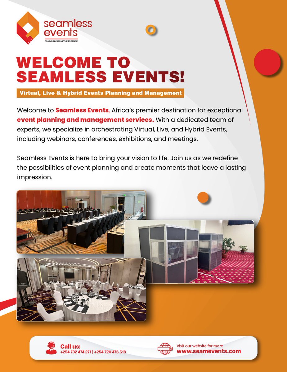 SeamlessEve's tweet photo. Our commitment extends beyond traditional event formats. We empower our clients to create immersive experiences across multiple platforms, crafting extraordinary virtual and hybrid events that foster interaction, learning, and meaningful engagement among attendees. https://t.co/khOxGyaN8g